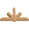 Ekena Millwork Kennewick Timber Gable Bracket, Western Red Cedar, 60"W x 38"H x 5 1/2"D x 5 1/2"F, 15/12 Pitch GBW060X38X0606KEN00SWR - alternate 2